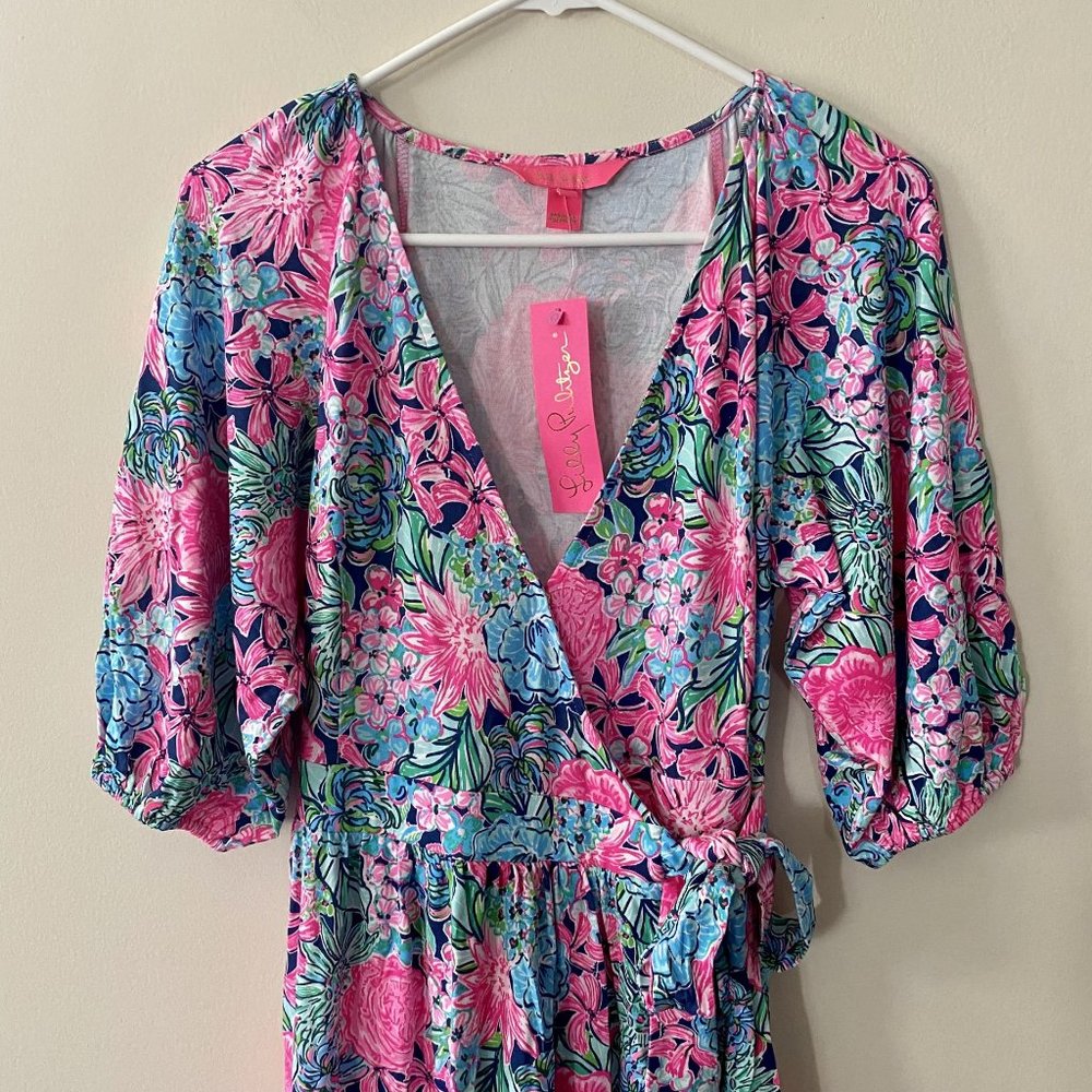Lilly Pulitzer Brantley Midi Wrap Dress NWT - Picture 7 of 9